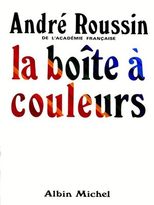 cover image of La Boîte à couleurs